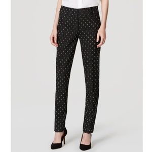 *SOLD* LOFT Diamond Dot Skinny Ankle Pants Marisa